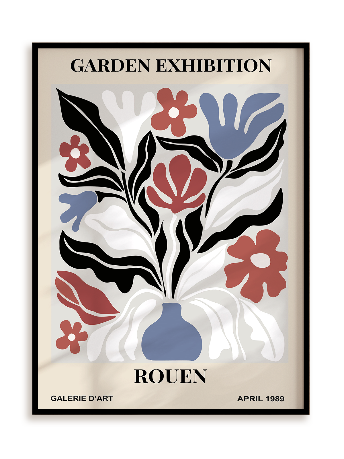 Plakat Garden exhibition: Rouen w ramie aluminiowej