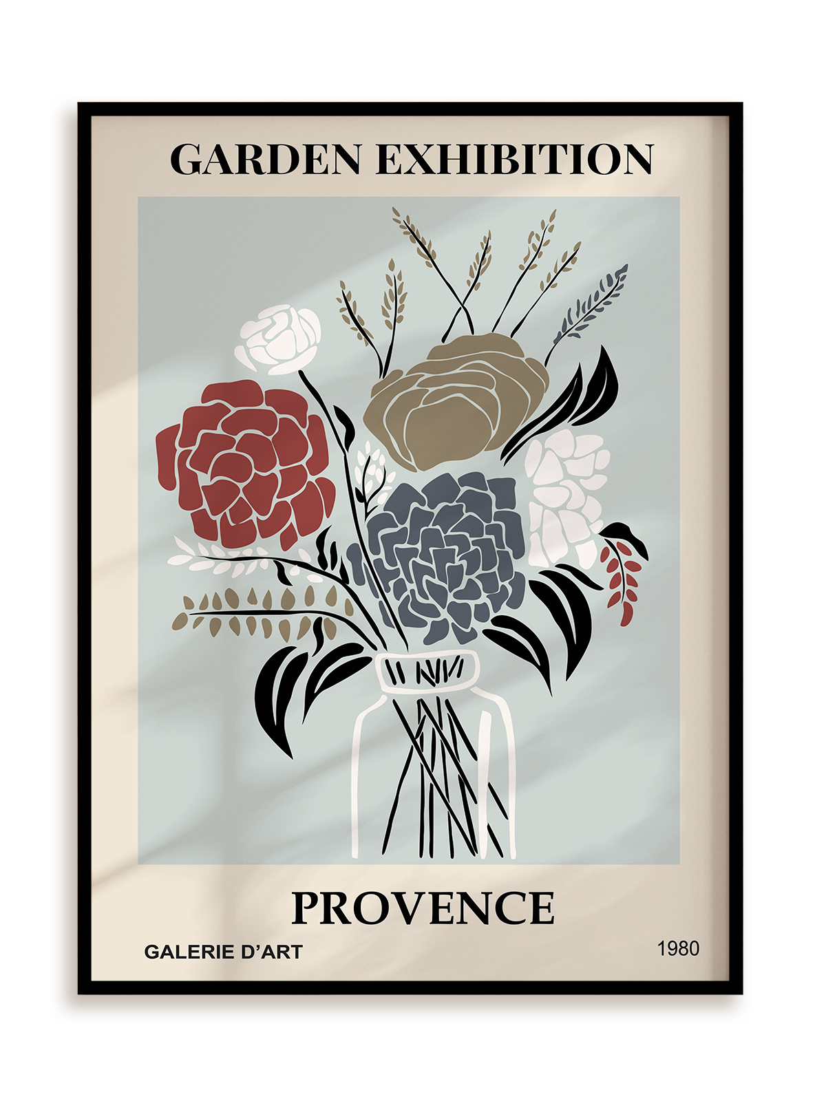 Plakat Garden exhibition: Provence w ramie aluminiowej