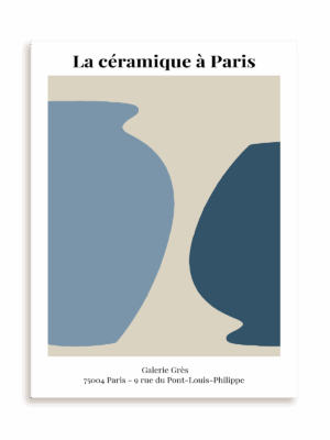 Plakat Wystawa ceramiki bez ramy