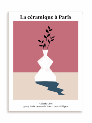 Plakat Wystawa ceramiki II bez ramy