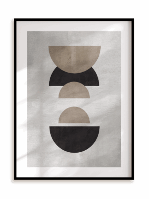 Plakat Szykowna kompozycja II w ramie aluminiowej