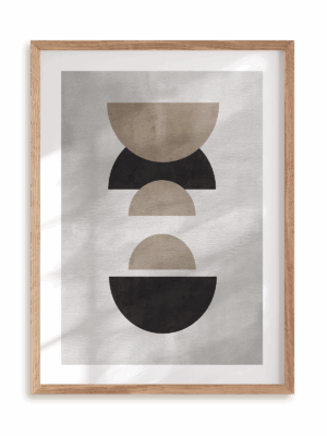 Plakat Szykowna kompozycja II w ramie drewnianej
