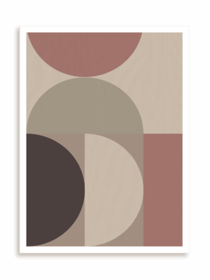 Plakat Mid century pattern bez ramy