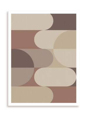 Plakat Mid century pattern II bez ramy