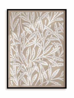 Plakat W gęstwinie w ramie aluminiowej