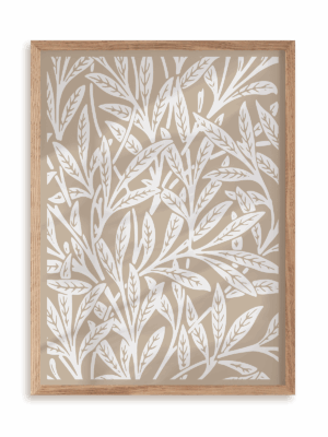 Plakat W gęstwinie w ramie drewnianej