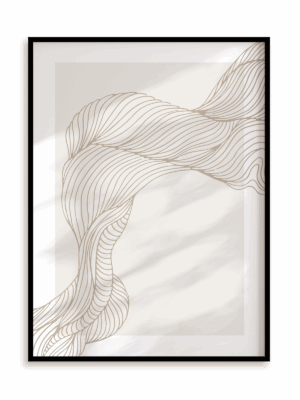 Plakat Wstęga w ramie aluminiowej