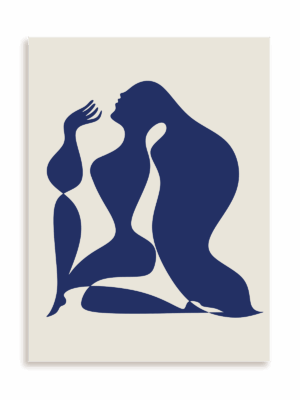 Plakat Długowłosa bez ramy