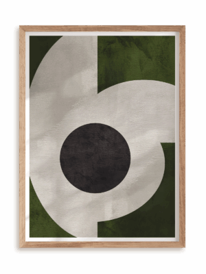 Plakat Inspiracja avocado w ramie drewnianej