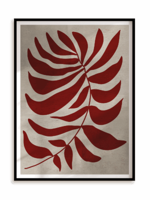 Plakat Ognisty w ramie aluminiowej