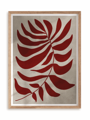 Plakat Ognisty w ramie drewnianej