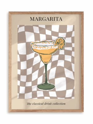 Plakat Margarita w ramie drewnianej