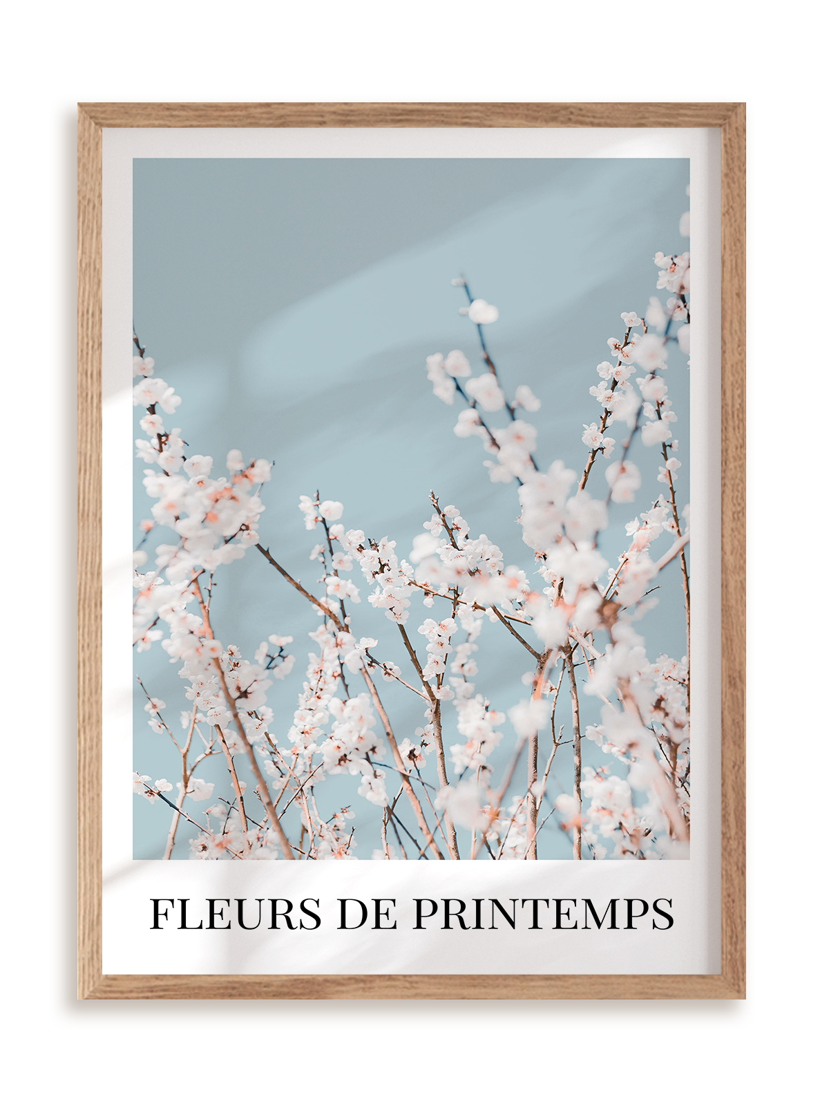 Plakat Spring w ramie drewnianej