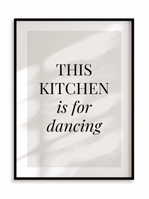 Plakat This kitchen w ramie aluminiowej