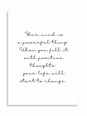 Plakat Your mind bez ramy