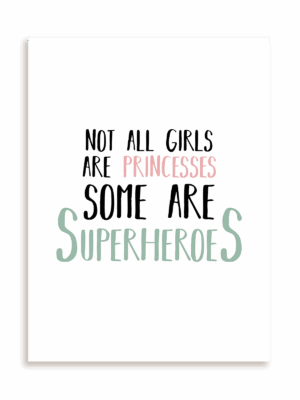 Plakat Girls superheroes bez ramy