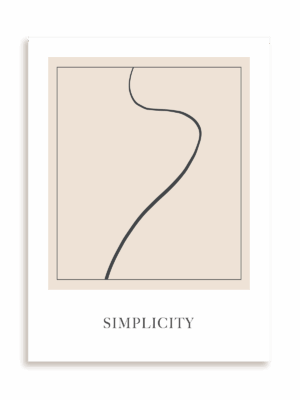 Plakat Abstract Simplicity bez ramy