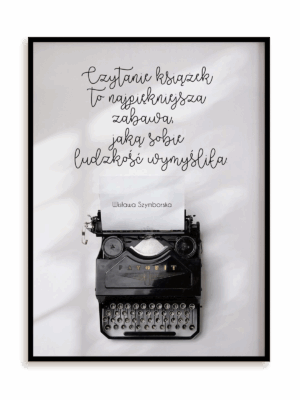 Plakat Najpiękniejsza zabawa w ramie aluminiowej