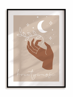 Plakat Kreatywność w ramie aluminiowej