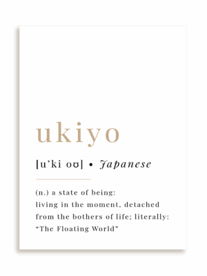 Plakat Ukiyo bez ramy