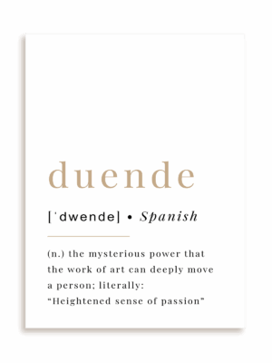 Plakat Duende bez ramy