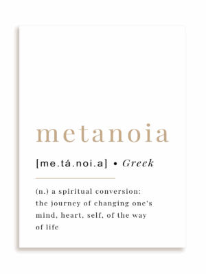 Plakat Metanoia bez ramy