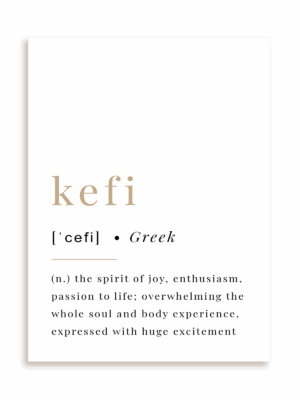 Plakat Kefi bez ramy
