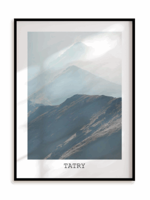 Plakat Tatry w ramie aluminiowej