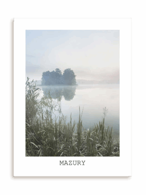 Plakat Mazury bez ramy