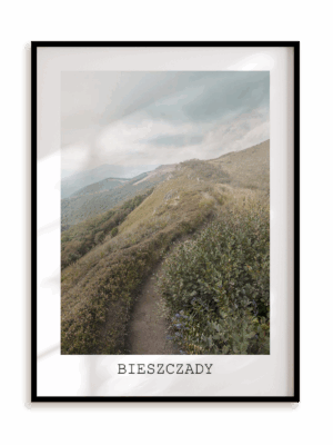 Plakat Bieszczady w ramie aluminiowej
