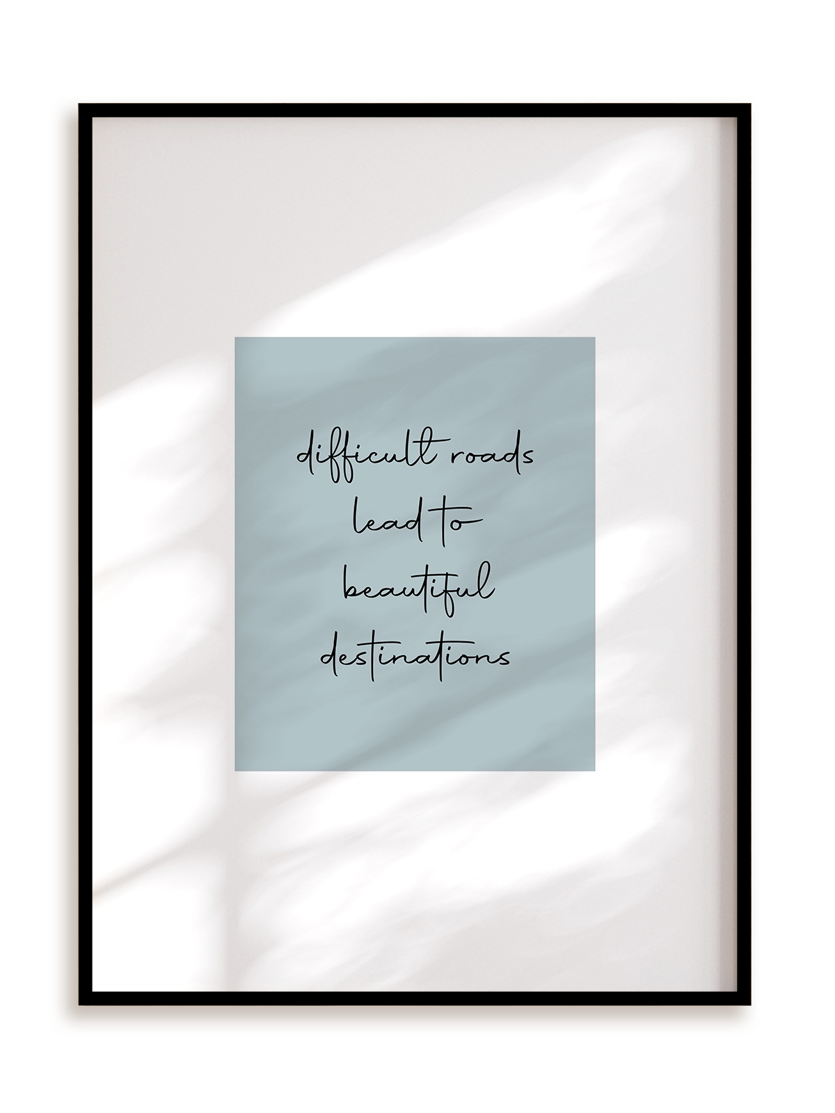 Plakat Beautiful destinations w ramie aluminiowej