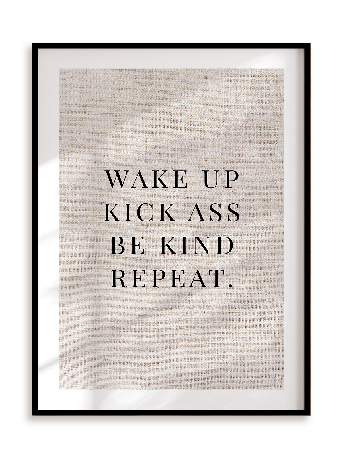 Plakat Kick ass w ramie aluminiowej