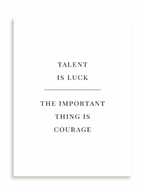 Plakat Courage bez ramy