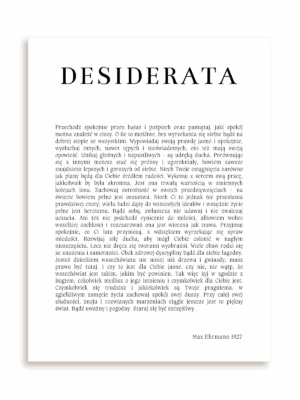 Plakat Desiderata III bez ramy