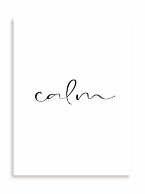 Plakat Calm bez ramy