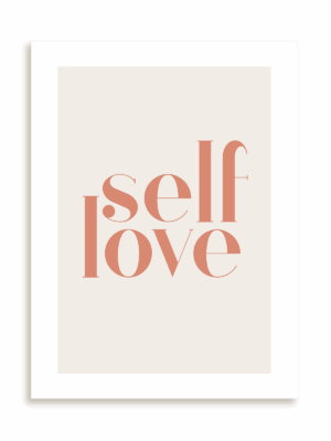 Plakat Self love bez ramy
