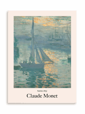 Plakat Claude Monet - Sunrise (1873) bez ramy