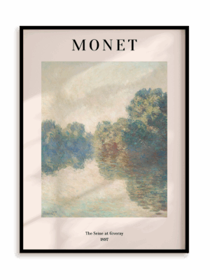 Plakat Claude Monet - The Seine at Giverny (1897) w ramie aluminiowej