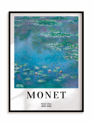 Plakat Claude Monet - Water Lilies (1840-1926) w ramie aluminiowej