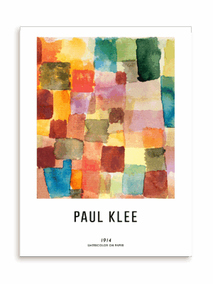 Plakat Paul Klee - Watercolor on paper (1914) bez ramy