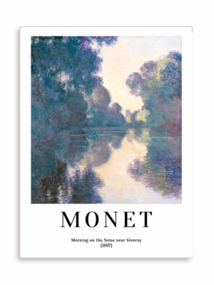 Plakat Claude Monet - Morning on the Seine near Giverny (1897) bez ramy