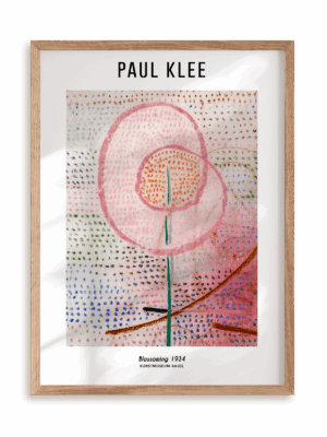Plakat Paul Klee - Blossoming (1934) w ramie drewnianej