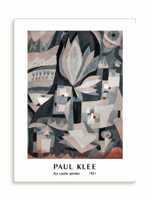 Plakat Paul Klee - Dry cooler garden (1921) bez ramy