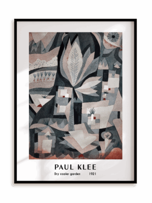 Plakat Paul Klee - Dry cooler garden (1921) w ramie aluminiowej