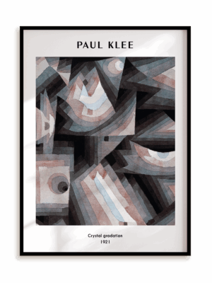Plakat Paul Klee - Crystal gradation (1921) w ramie aluminiowej
