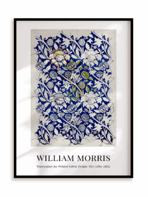 Plakat William Morris - Watercolour (1882-1883) w ramie aluminiowej