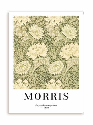 Plakat William Morris - Chrysanthemum pattern (1877) bez ramy