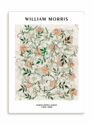 Plakat William Morris - Jasmine pattern artwork (1834-1896) bez ramy