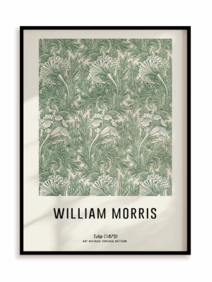 Plakat William Morris - Tulip (1875) w ramie aluminiowej