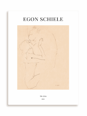 Plakat Egon Schiele - The kiss (1911) bez ramy